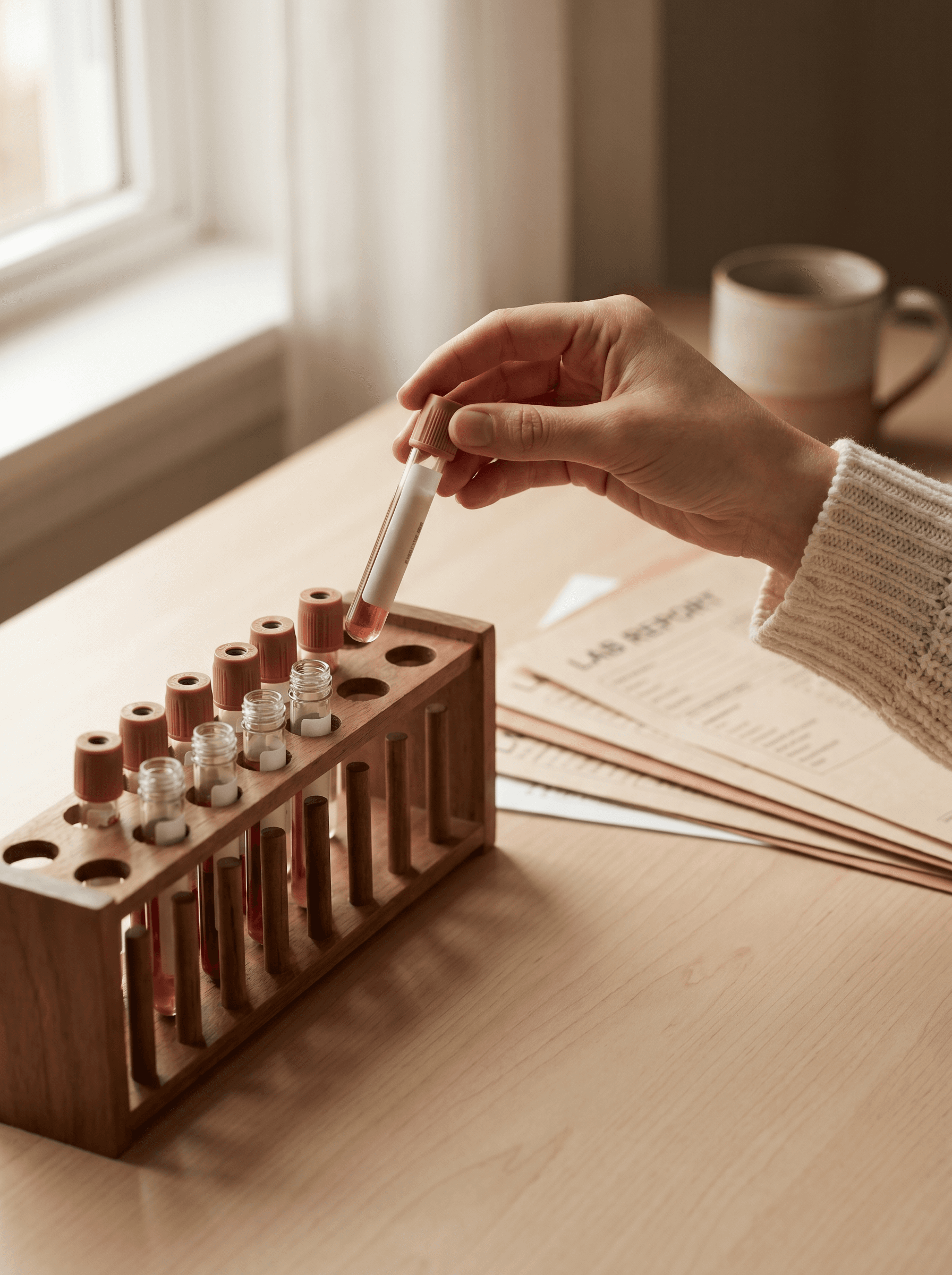Labor und Bluttests